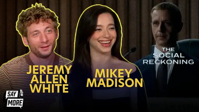 Video thumbnail for 'The Social Reckoning's Jeremy Allen White and Mikey Madison reveal why they stay off social media