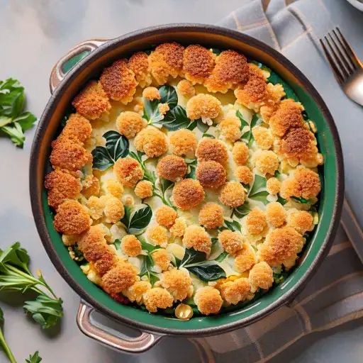 Video thumbnail for Creamed Spinach Gratin