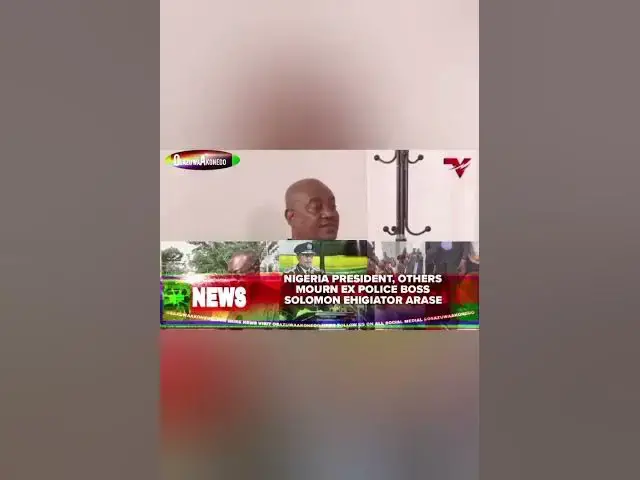 'Video thumbnail for Nigeria President, Others Mourn Ex Police Boss Solomon Ehigiator Arase'
