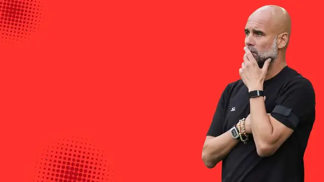 'Video thumbnail for Can Man City catch Arsenal? It’s a long race, says Pep Guardiola'