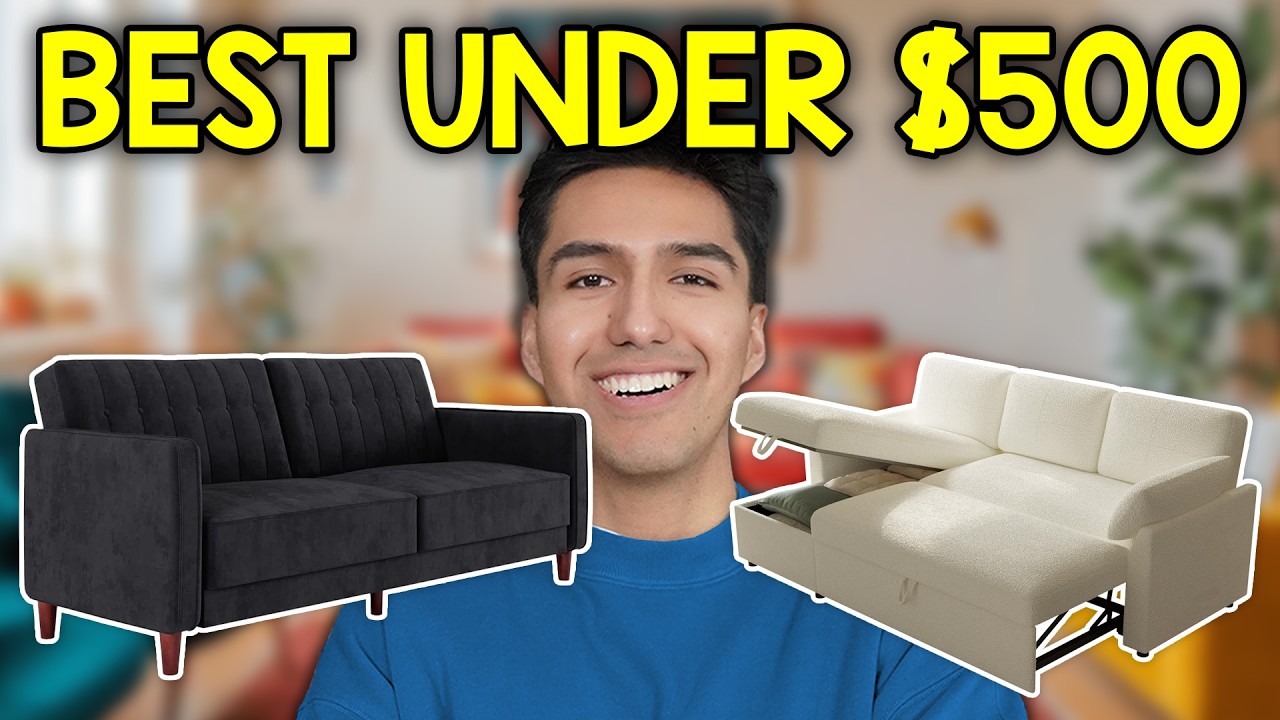 Video thumbnail for 10 Best Sofa Beds Under $500 Budget Picks That Work