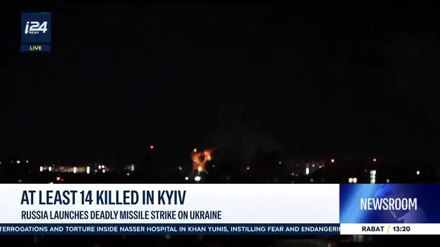 Video thumbnail for At least 14 killed in Kyiv: Russia launches deadly missile strike on Ukraine