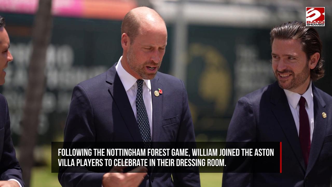 Video thumbnail for 'He will find a way...' Prince William on attending Aston Villa's Europa League final