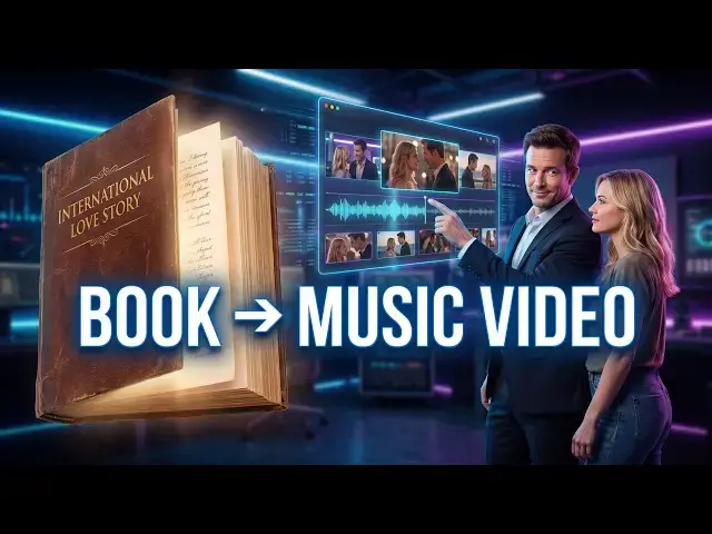 Video thumbnail for Create an AI Music Video From Your Book in Minutes