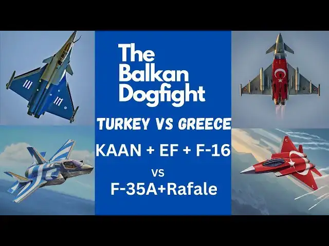 Video thumbnail for KAAN, Eurofighter and F-16 Vipers - Turkey's Strange Mix to take on Greek F-35's