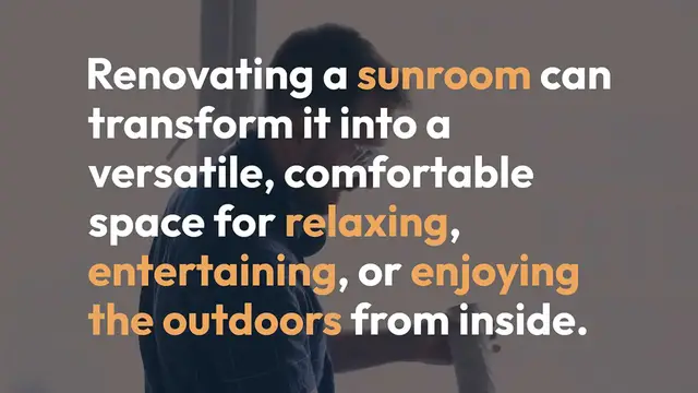 Video thumbnail for  How to Renovate a Sunroom