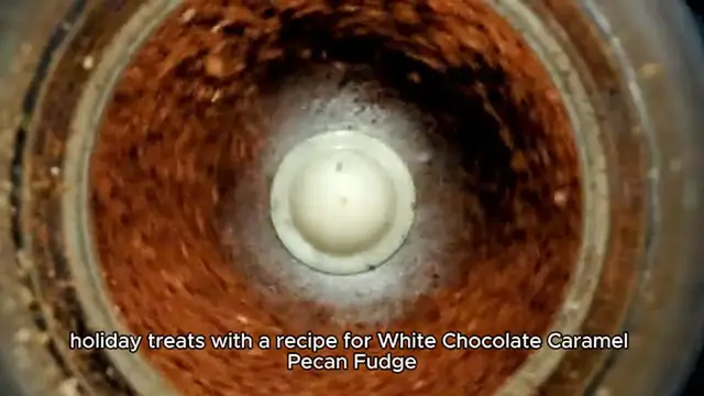 'Video thumbnail for White Chocolate Caramel Pecan Fudge'