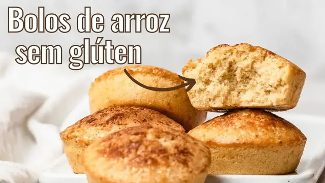 Video thumbnail for Bolos de arroz sem glúten (receita tradicional portuguesa) | Criar Comer Crescer
