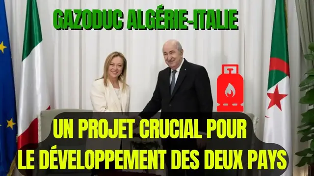Video thumbnail for Gazoduc  🧳  Algérie-Italie : un projet crucial pour le développement des deux pays