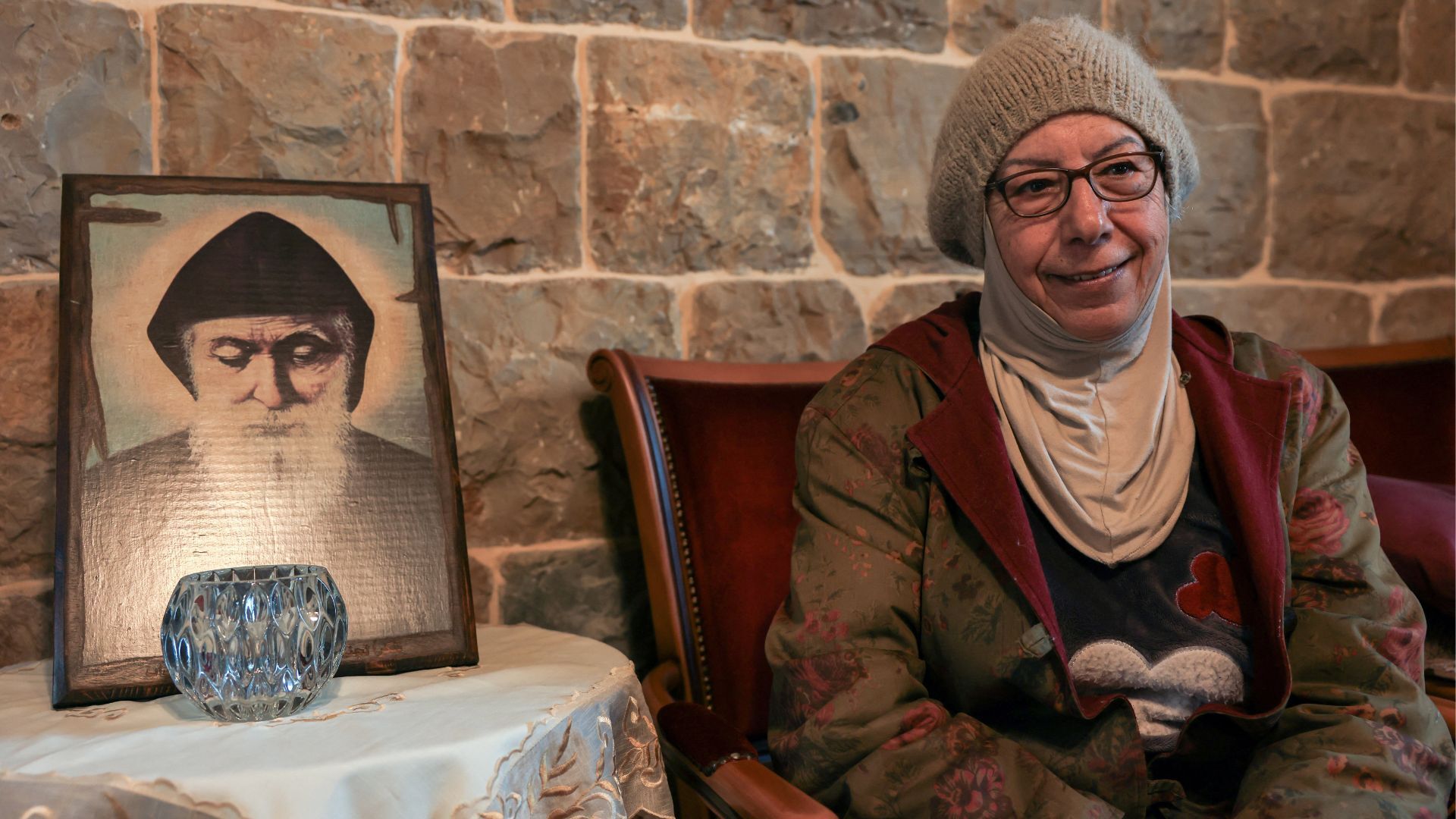 Video thumbnail for Lebanon monastery opens its doors, sheltering Shia Muslim families fleeing Israeli strikes
