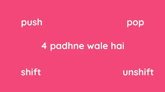 Video thumbnail for Arrays Methods in JavaScript _ 2 Minute JS _ JavaScript Tutorials in Hindi [Part 18]