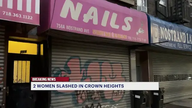 Video thumbnail for Dispute over declined card ends with two nail salon employees slashed in Crown Heights
