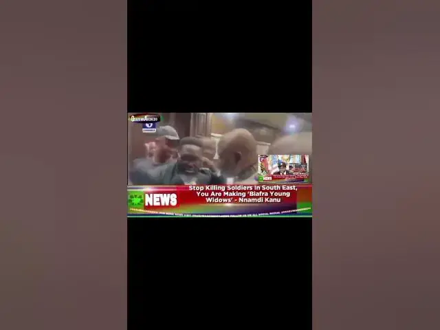 Video thumbnail for Stop Killing Soldiers In South East, You Are Making 'Biafra Young Widows' - Nnamdi Kanu