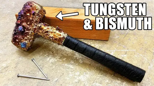 Video thumbnail for Metal Casting: Tungsten & Bismuth Heavy Hammer Mold Making