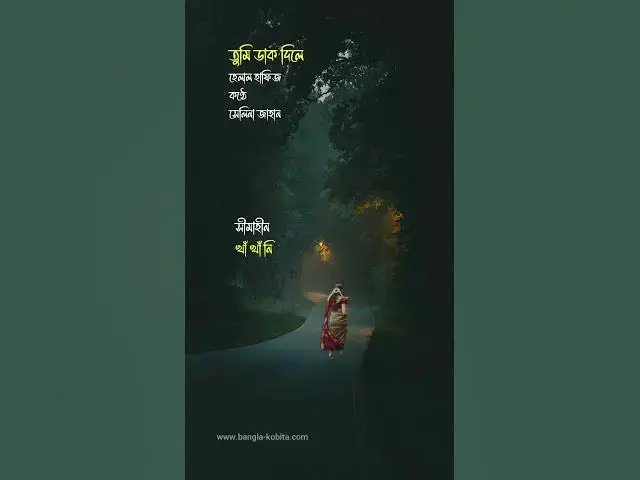 Video thumbnail for তুমি ডাক দিলে  I   হেলাল হাফিজ  I  আবৃত্তি- সেলিনা জাহান