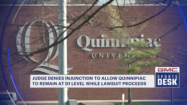 Video thumbnail for Federal judge denies injunction to allow Quinnipiac rugby to remain a varsity sport while lawsuit proceeds
