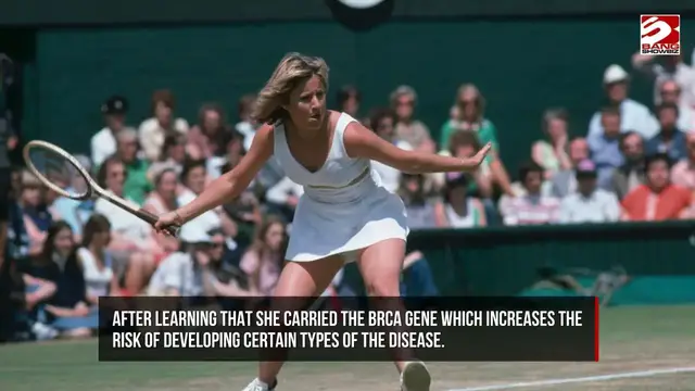 Video thumbnail for Tennis legend Chris Evert reveals her ovarian cancer has returned for the third time