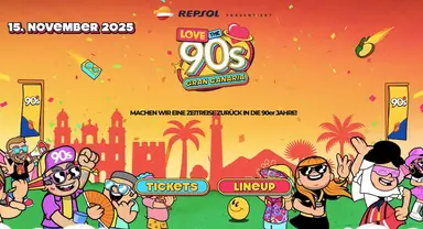'Video thumbnail for LOVE THE 90S GRAN CANARIA 2025 - Bestätigte Künstler'