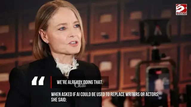 Video thumbnail for Jodie Foster: F1 movie was made by AI