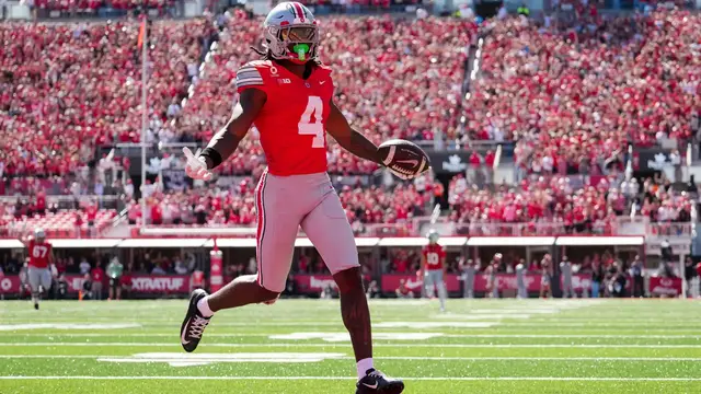 Video thumbnail for Jeremiah Smith's Heisman Chances Despite Ohio Setbacks