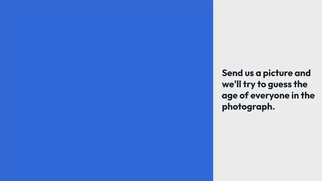 'Video thumbnail for Age Guesser : Estimate a Person's Age from a Photo'