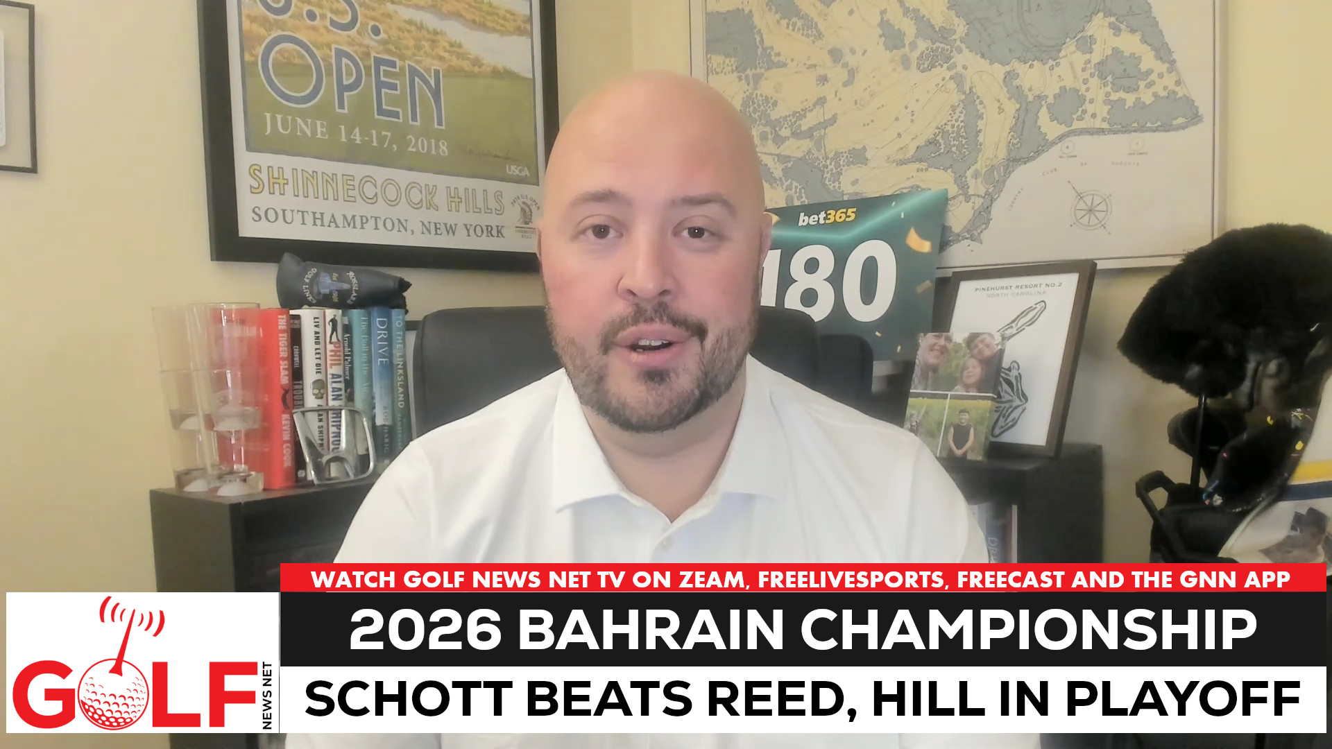 Video thumbnail for Scott beats Reed, Hill at DP World Tour's 2026 Bahrain Championship