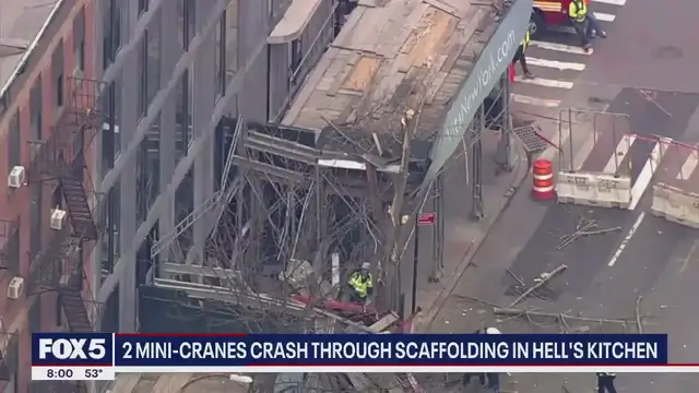 Video thumbnail for Crane crash collapse, Real ID, new subway map | FOX 5 Weekend Update