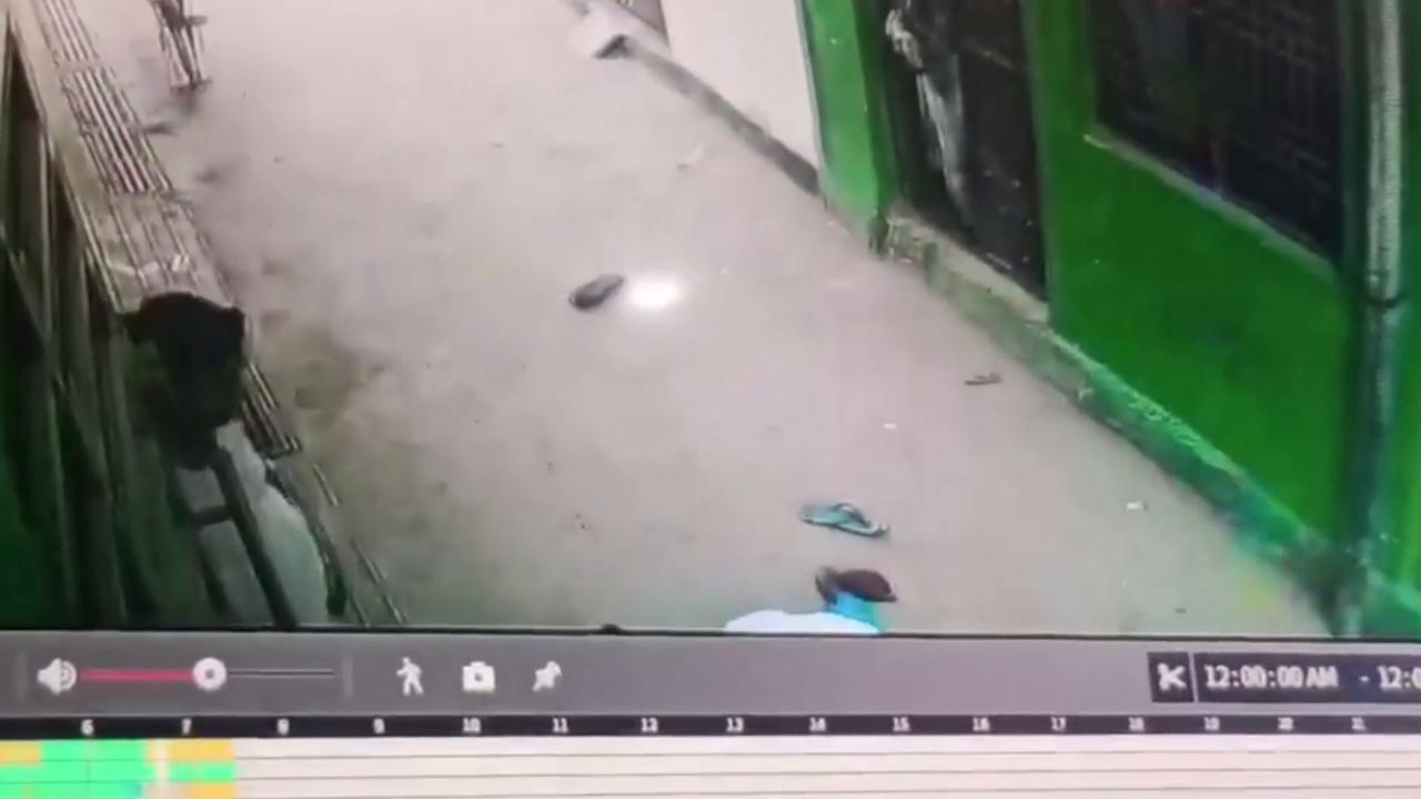 Video thumbnail for India: Celebration turns horrific after young man attacked over sweets, dragged through street with towel around neck.
