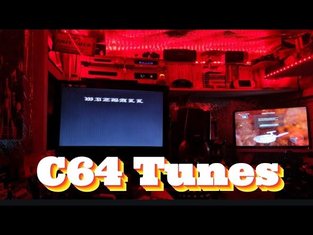 Video thumbnail for C64 Tunes in the gaming shed 🎶