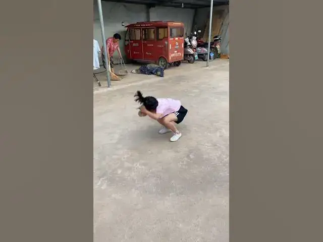 Video thumbnail for A Little Girl Does An Amazing Back-to-back-to-back Flip!