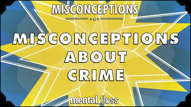 Video thumbnail for Misconceptions about Crime - mental_floss on YouTube (Ep. 13)