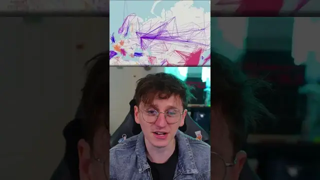 Video thumbnail for Map Showing ONLY Domestic Flights Within Countries