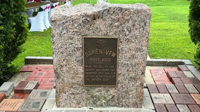 Video thumbnail for Darien veteran organization pays special tribute to local hero