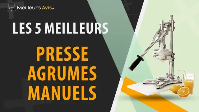 Video thumbnail for ⭐️ MEILLEUR PRESSE AGRUME MANUEL - Avis & Guide d'achat (Comparatif 2023)