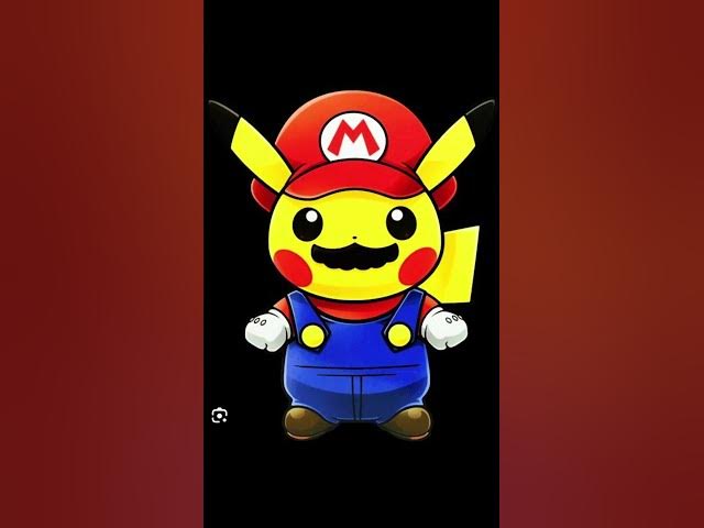 Video thumbnail for #pikachu #mario #pokemon #nintendo