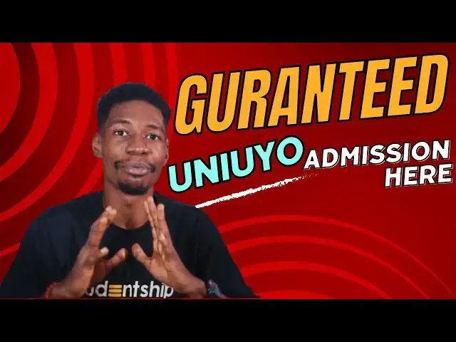 'Video thumbnail for How to Get Admission Into the University of Uyo (UNIUYO)'