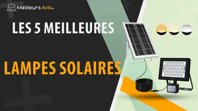 Video thumbnail for ⭐️ MEILLEURE LAMPE SOLAIRE - Comparatif 2023