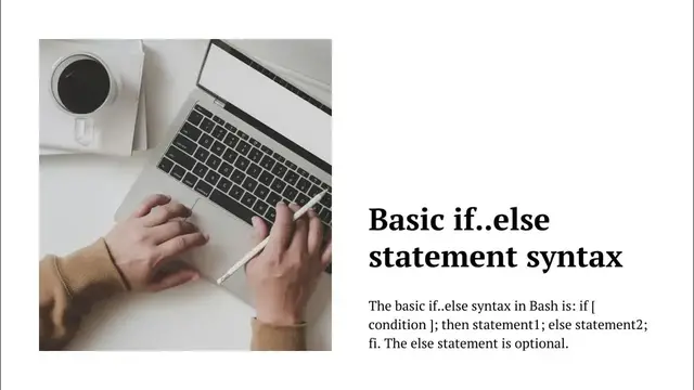 Video thumbnail for Bash if else Statement | Bash: If, Else If, Else Examples | How to Use if-else in Shell Scripts?