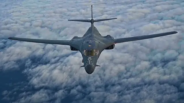 Video thumbnail for B-1B Bombers In The Sky • OCT 2025