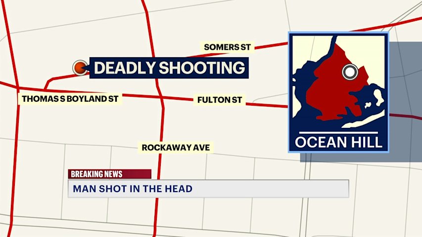 Video thumbnail for 34-year-old man dies after being shot in the head in Ocean Hill