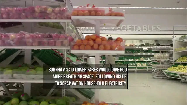 Video thumbnail for Burnham Brings Back £2 Bus Fare Cap.