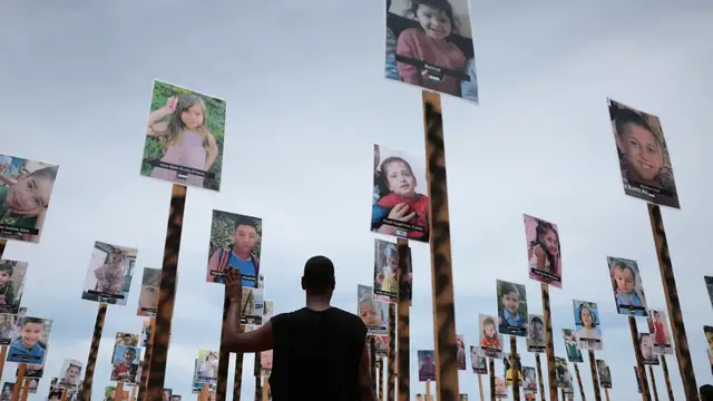 'Video thumbnail for Brazil protest: Memorial stands for children of Gaza, Israel & Brazil'