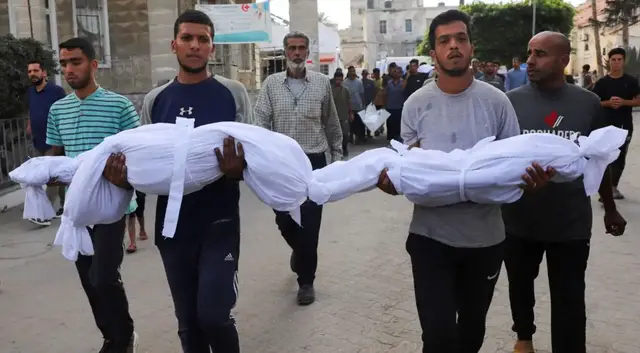 'Video thumbnail for Dozens killed in Gaza as Israeli strikes intensify on main city'