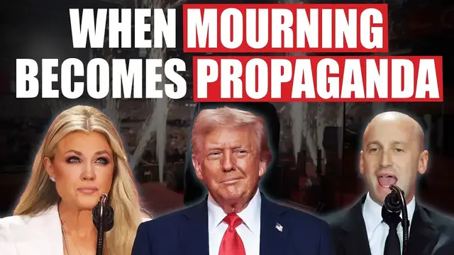 'Video thumbnail for Trump Turns Charlie Kirk's Memorial Service Into MAGA Rally'