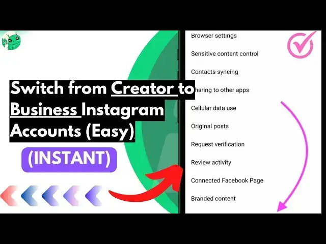 Video thumbnail for Switch Your Instagram Creator Account to a Business Account (Step-by-Step Guide)
