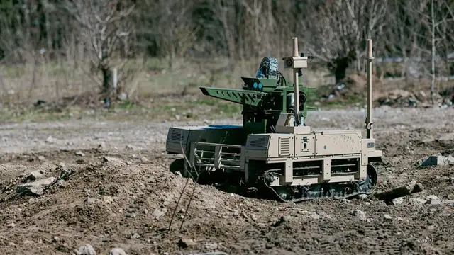 'Video thumbnail for Ukraine offers front lines as testing grounds to foreign firms'