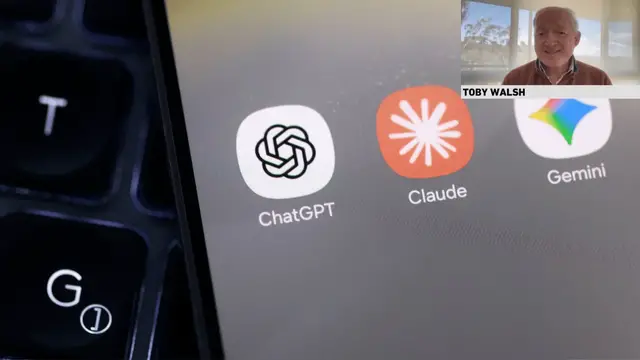 Video thumbnail for AI leaders sound the alarm over runaway risks of the technology: Analysis