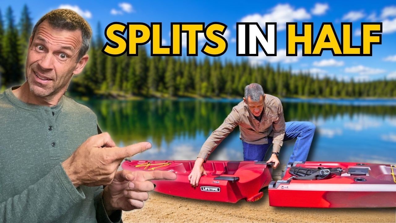 Video thumbnail for This Amazon Kayak Splits in Half! | Lifetime Lockport Kayak Review