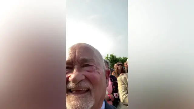 Video thumbnail for Dad Records Accidental Selfie During Son's Wedding | Happily TV