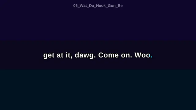 Video thumbnail for Karaoke W/ Lyrics: Wat Da Hook Gon Be | ARTificial Originals - not Tyler